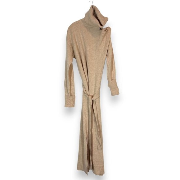 Paige Midi Sweater Dress Knit Wool Blend Turtleneck Small - Picture 3 of 11